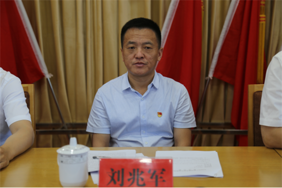 (图为市直工委副书记刘兆军讲话)