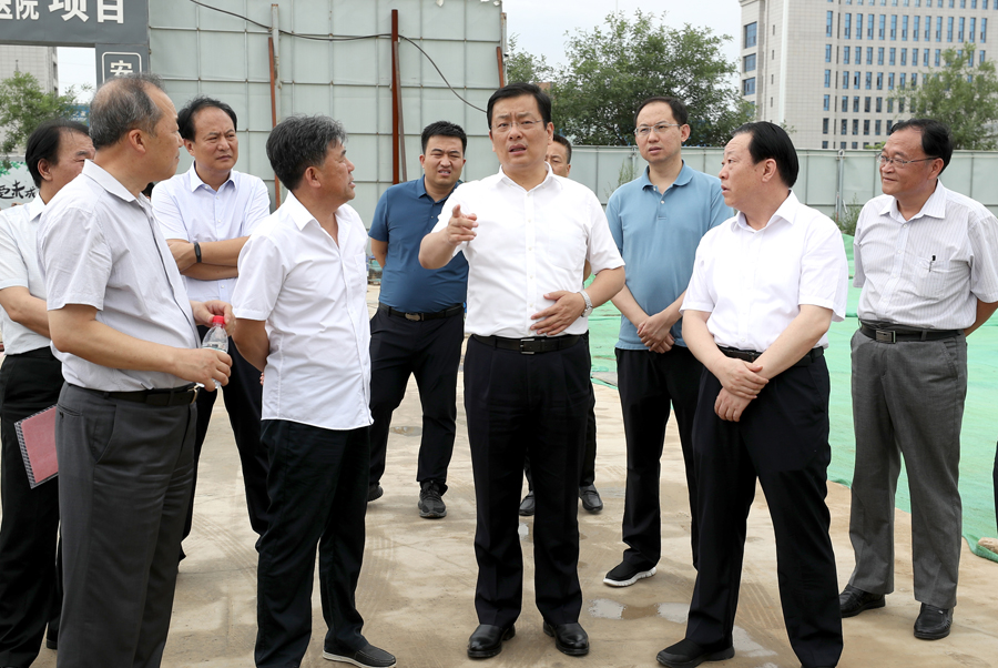 丁小强调研市城区部分重大工程项目-运城市人民政府