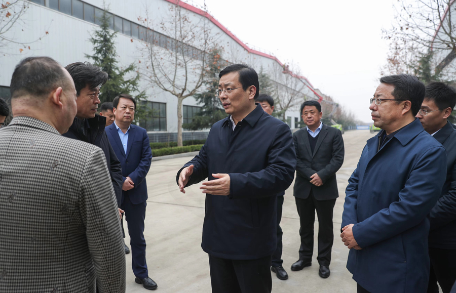 丁小强到盐湖高新区和运城经开区调研项目建设情况